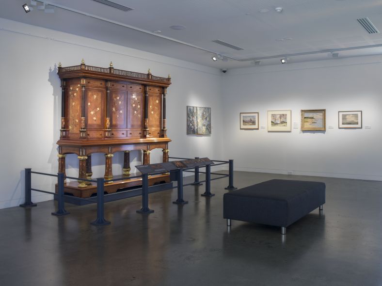 The Hannah Cabinet made by Geoffrey Hannah OAM at the Lismore Regional Gallery