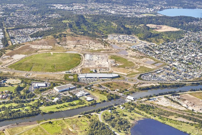 Aerial view of Cockle creek.