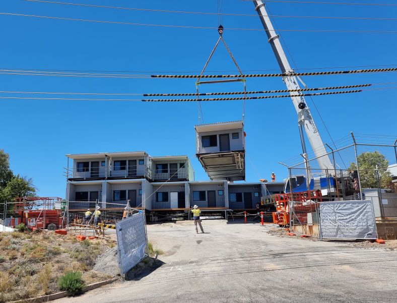 The delivery of Key Worker Accommodation units to Broken Hill Hospital campus in November 2024