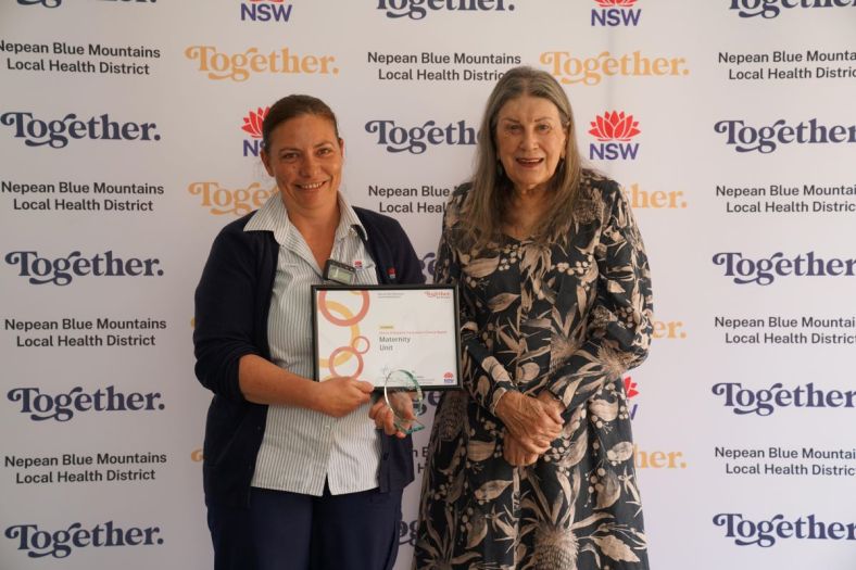 NBMLHD Above and Beyond Consumers Choice Award Maternity Unit