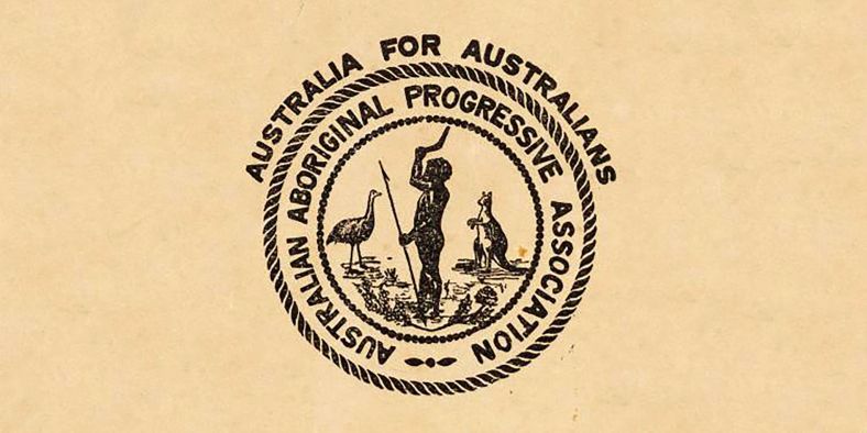 Australian Aboriginal Progressive Association logo.