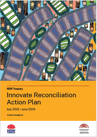 Cover of NSW Treasury’s Innovate Reconciliation Action Plan.