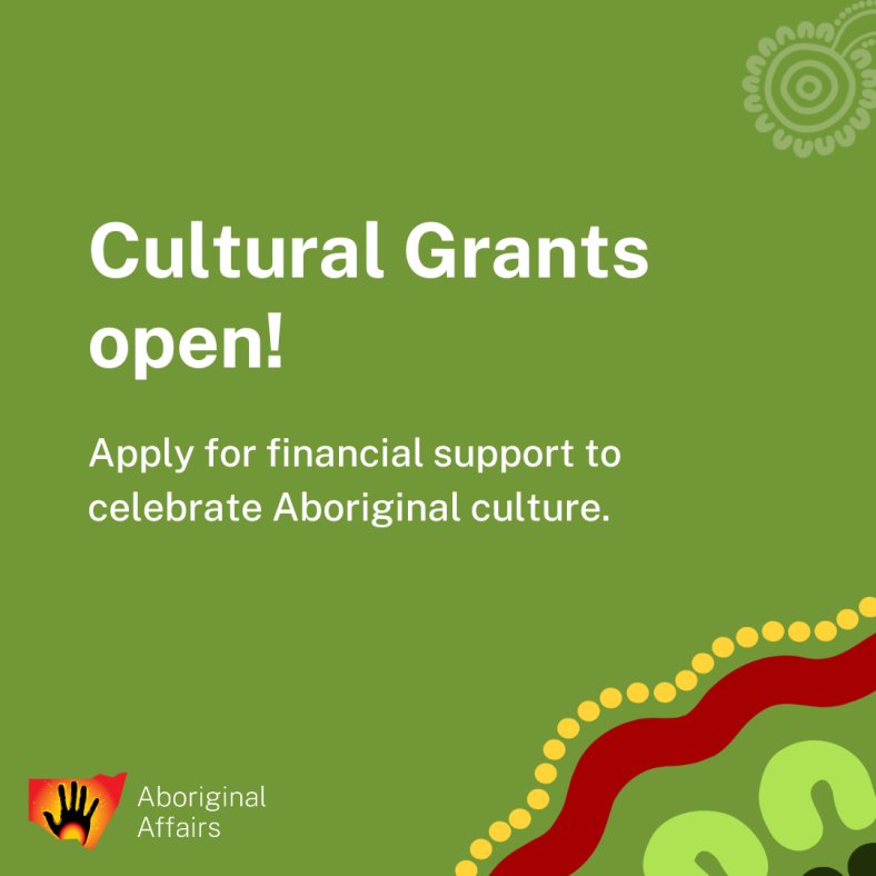 Aboriginal Affairs NSW Cultural Grants now open