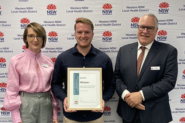 Daniel Lowe - WNSWLHD 2024 Early Career Allied Health Professional of the Year - winner