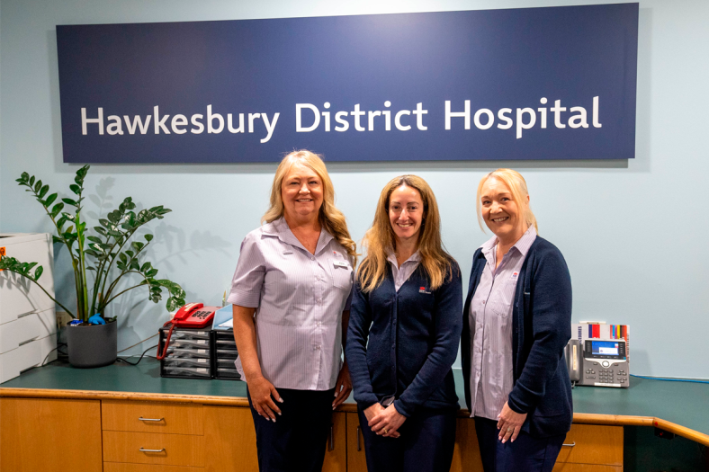 Hawkesbury District Hospital staff reception