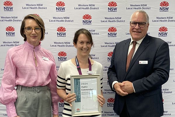 Skye Hutchins - WNSWLHD 2024 Allied Health Educator of the Year - highly commended