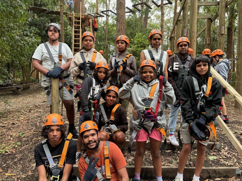 Participants in Jana Ngalee Local Aboriginal Land Council's youth mentoring program