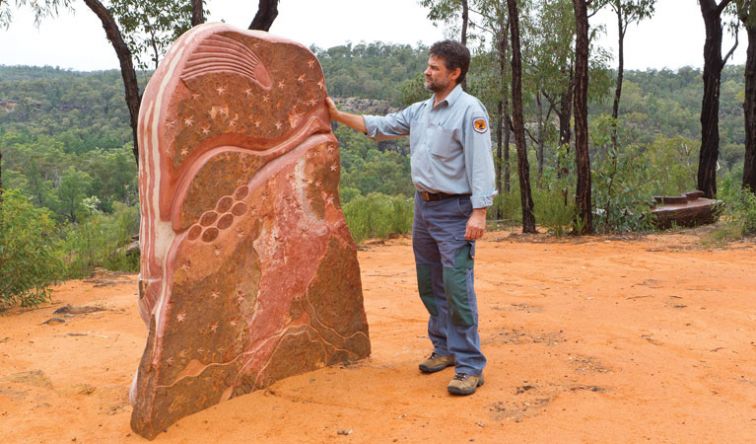 Sculptures in the scrub