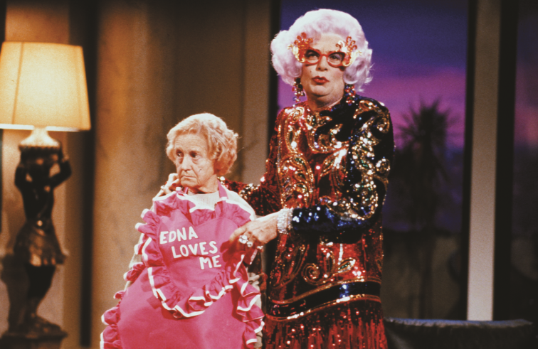 Dame Edna Everage and Madge Allsop.