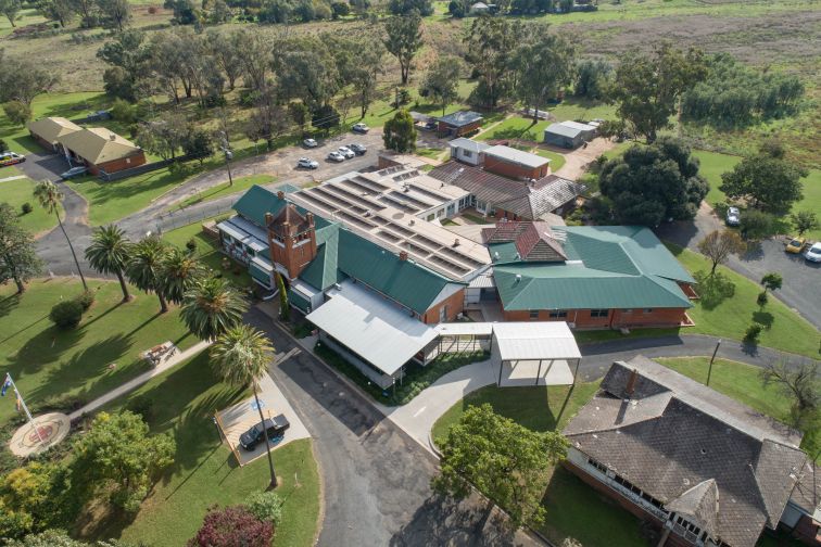 Canowindra Hospital Building Drone