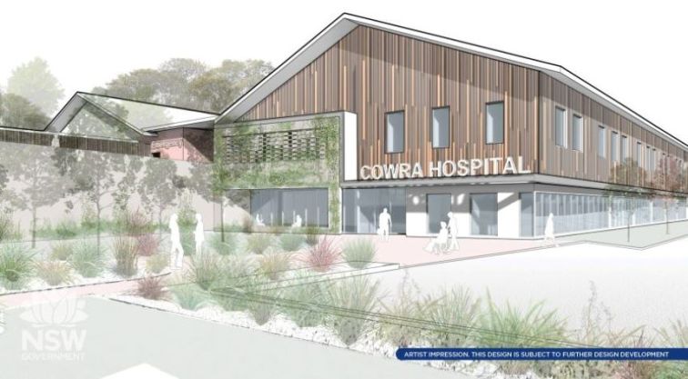 Cowra Hospital Redevelopment Artist Impression