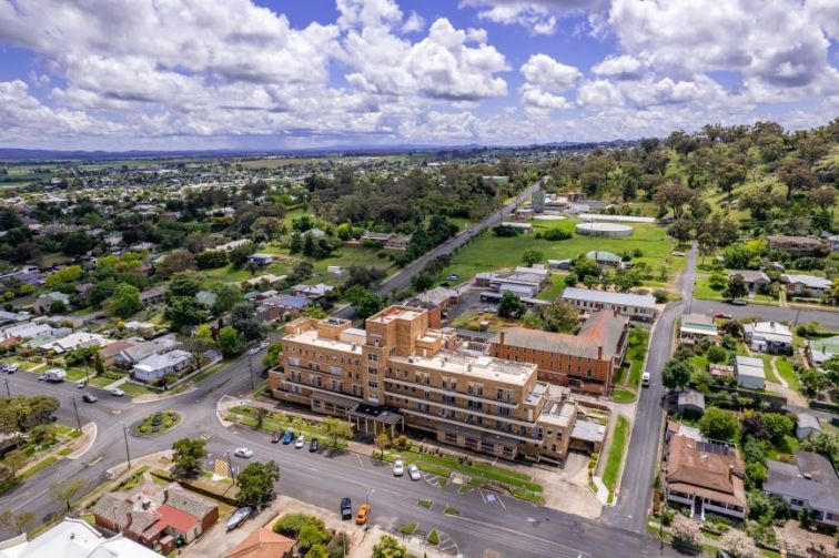 Cowra Hospital Aerial