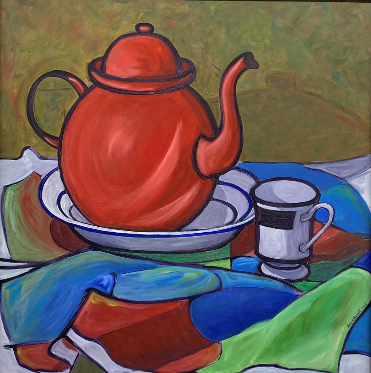 still-life with teapot
