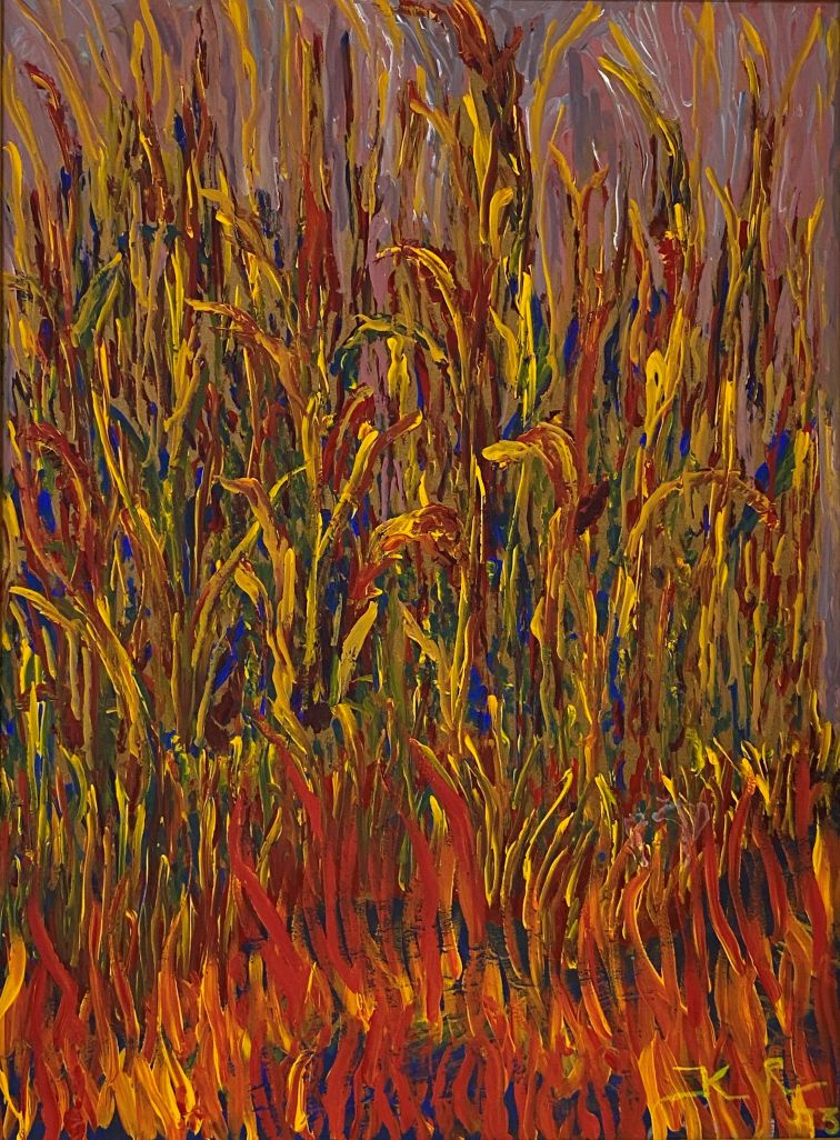semi-abstract image of sugar cane