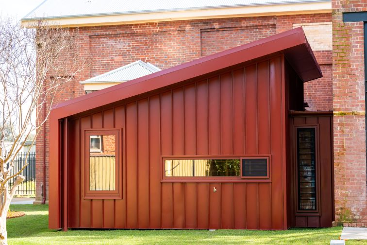 The Albury Pumphouse modern addition