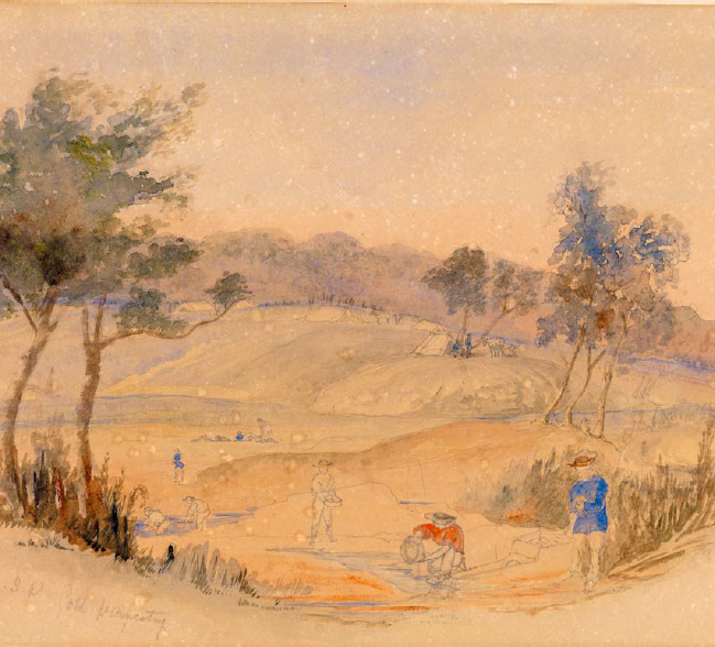 Sketch of NSW gold prospecting, circa 1850-1860