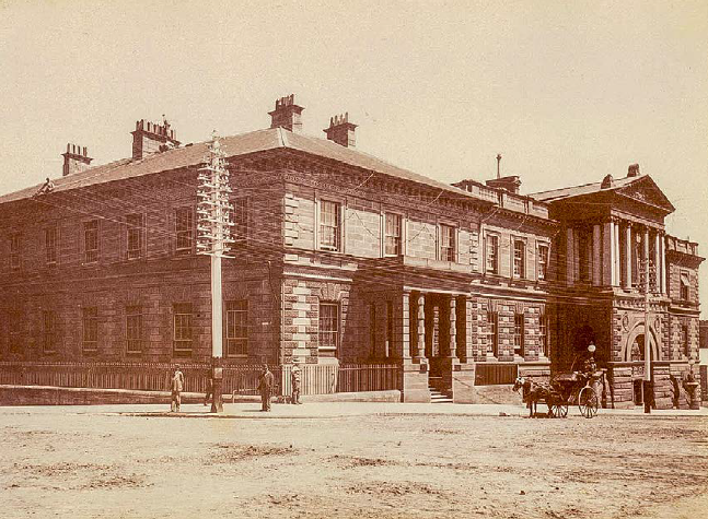 The Treasury Building on Macquarie Street, circa 1900.