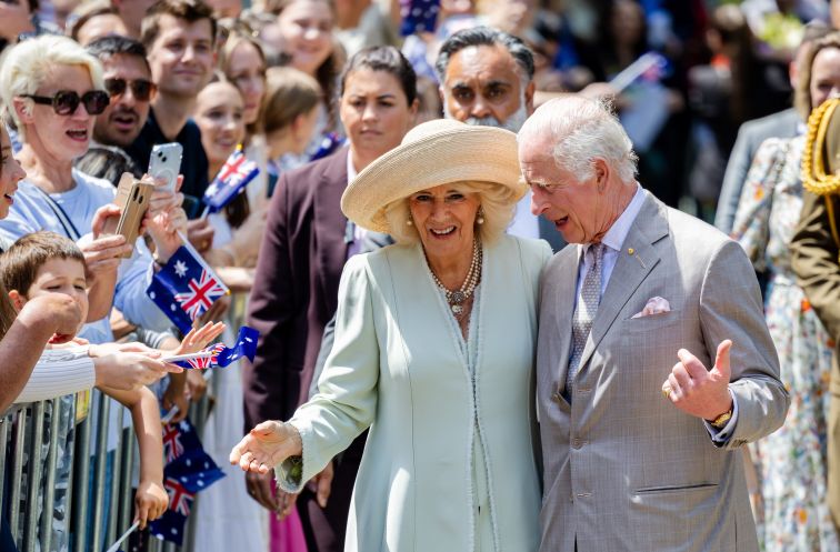 King Charles III and Queen Camilla at St Thomas' Anglican Church