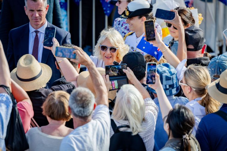 Queen Camilla at Sydney Opera House in October 2024