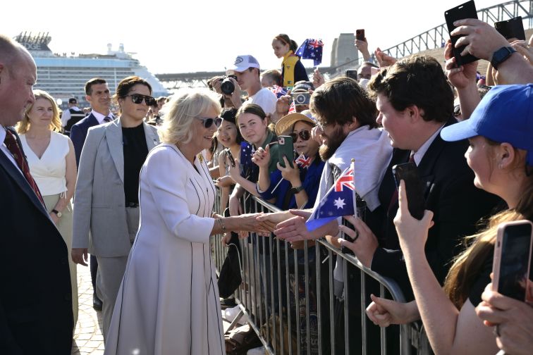 Queen Camilla at Sydney Opera House in October 2024