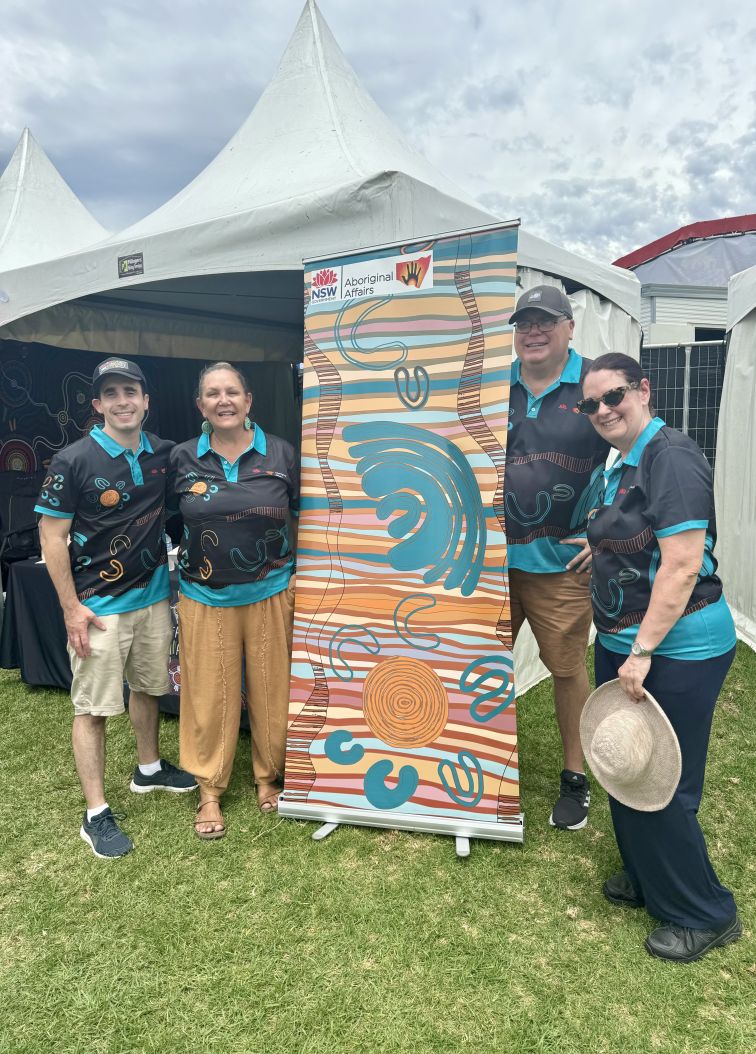 Cooee Festival - ACH team with Saretta Fielding