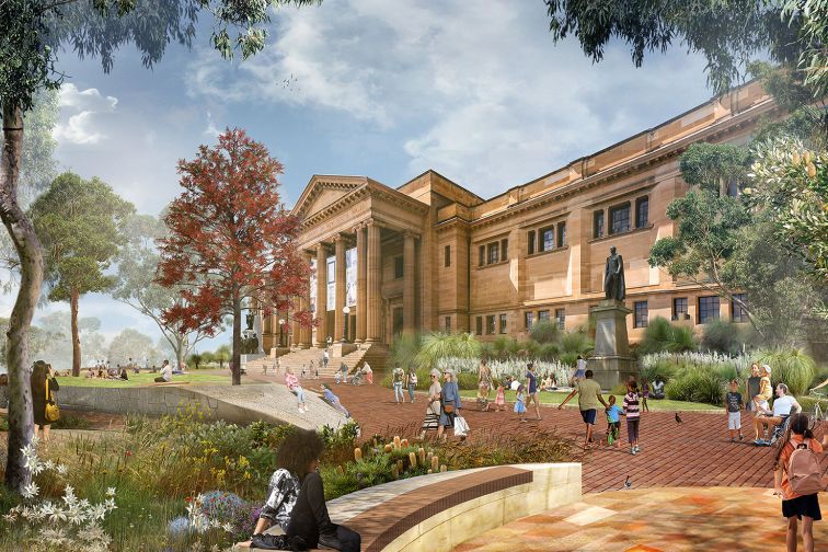 Artist impression of proposed State Library of NSW.