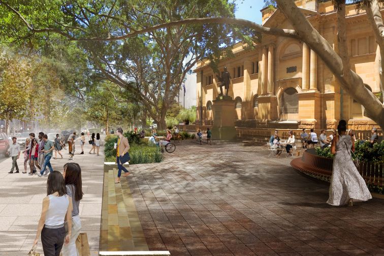 Artist impression of proposed State Library NSW upgrade.