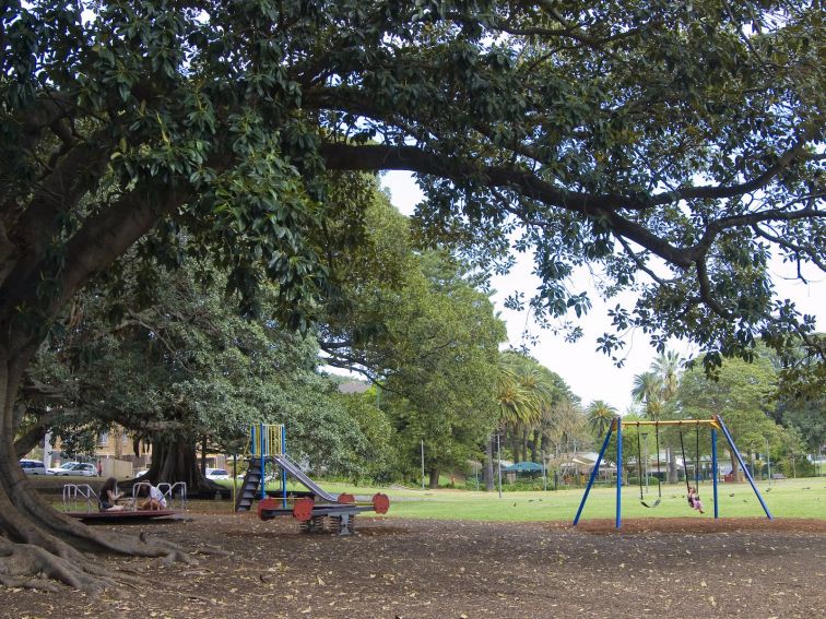 Playground at Bicentennial Park in Glebe