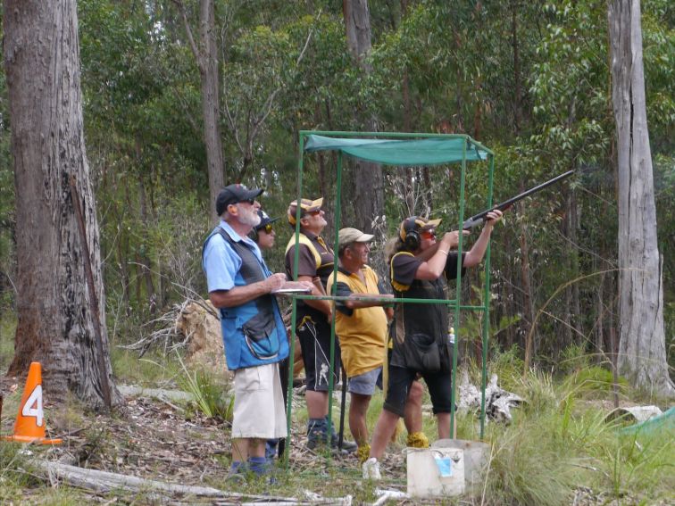 Clay target shoot