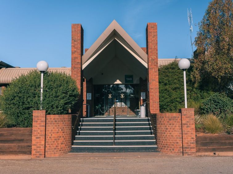 Front entrance of the Tooleybuc Sporting CLub