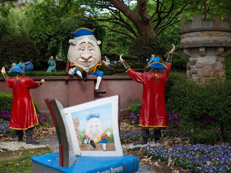 Humpty Dumpty in the Storybook Garden