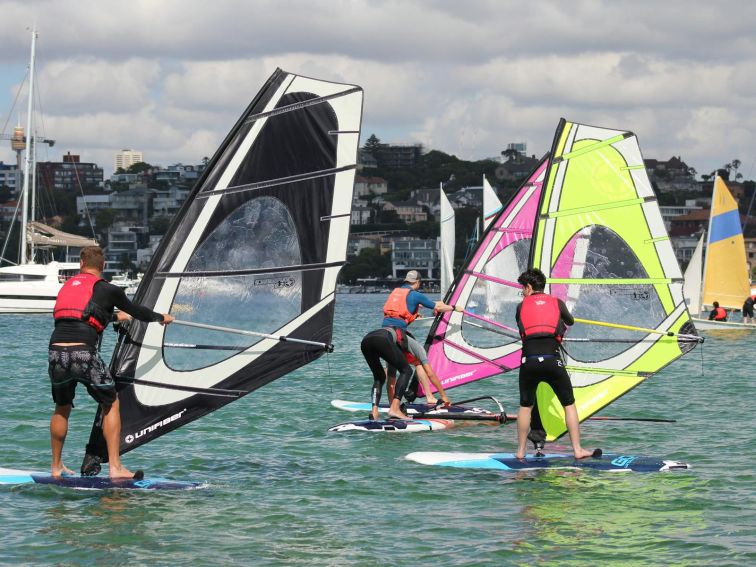 windsurfing