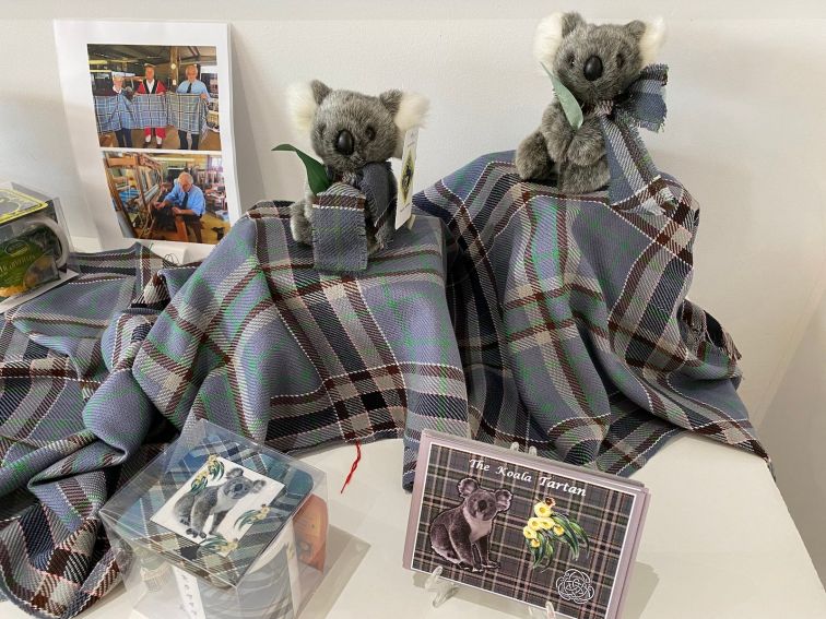 Koala Tartan, koalas with tartan