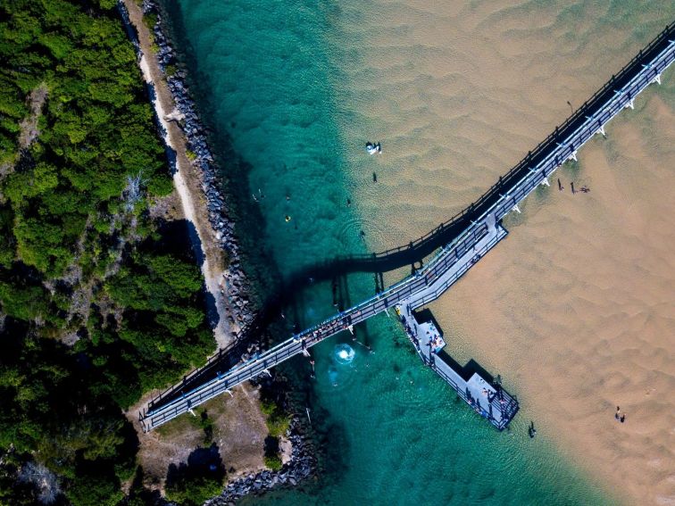 Back CReek Aerial, South West Rocks, Macleay Valley Coast