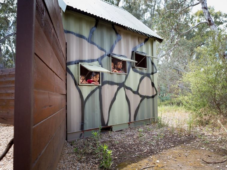 Wonga Wetlands bird hide