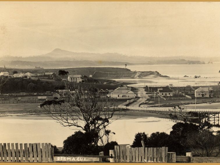 Looking north across Bermagui River