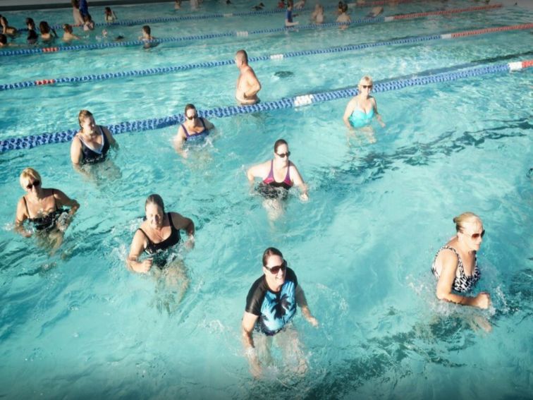 Aqua Aerobics class