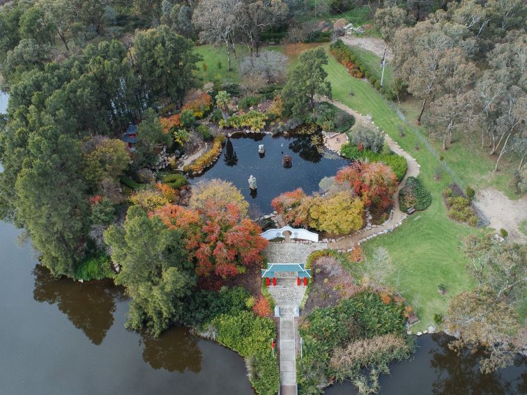 Drone Chinese Garden