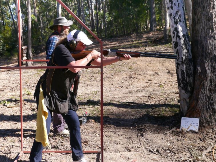 Clay target shoot