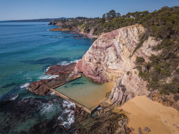 Aslings Beach Rock Pool, Eden, NSW, Sapphire Coast, Rockpool,  family friendly beaches