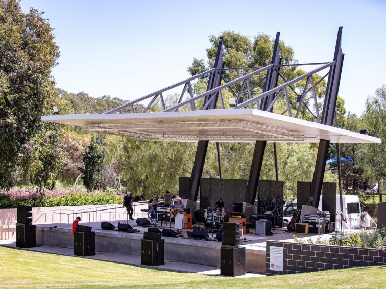 Stuart McWilliam Community Stage - Burley Griffin Community Gardens