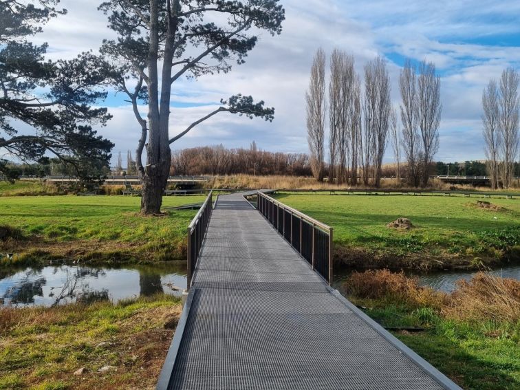 Island Footbridge on Newbridge Road