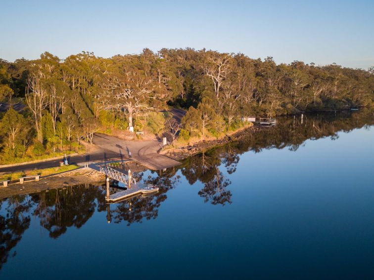 Pambula Lake and Boat Ramp, Sapphire Coast NSW, fishing, Merimbula