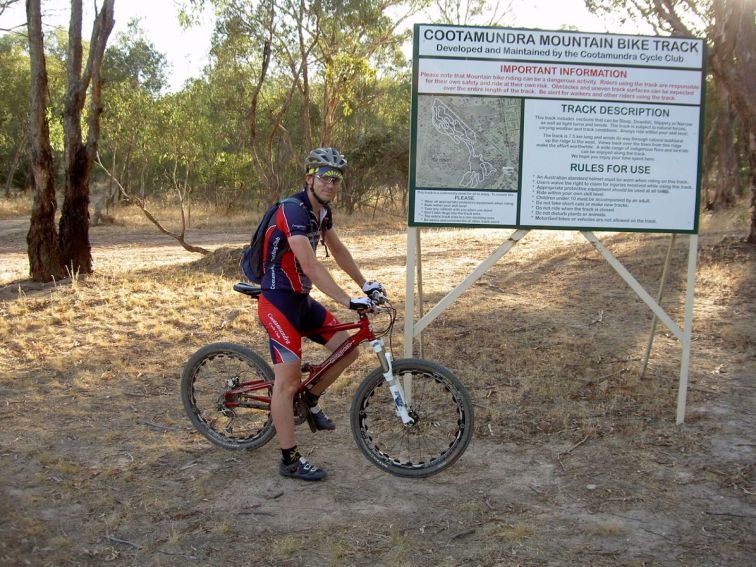 Mountain bike track