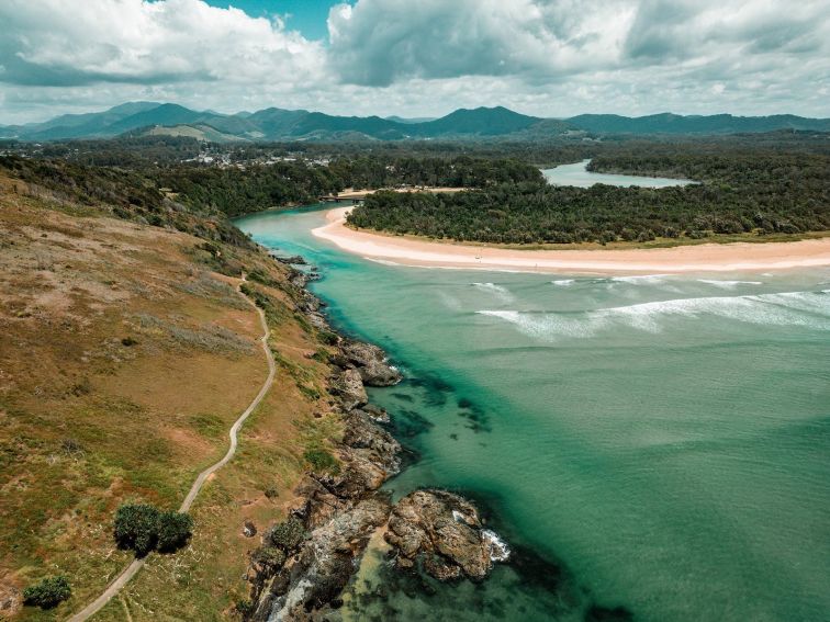 Boambee Beach and Creek Area