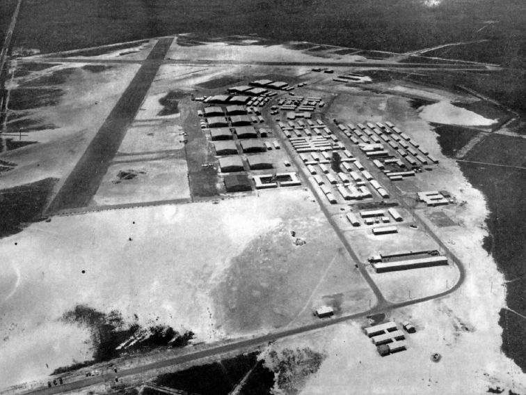 Evans Head Aerodrome black and white