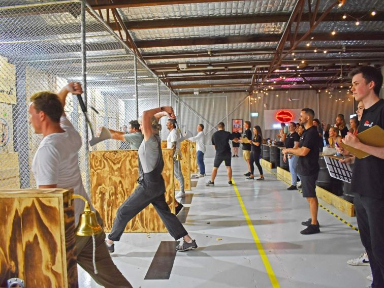 Group Axe Throwing