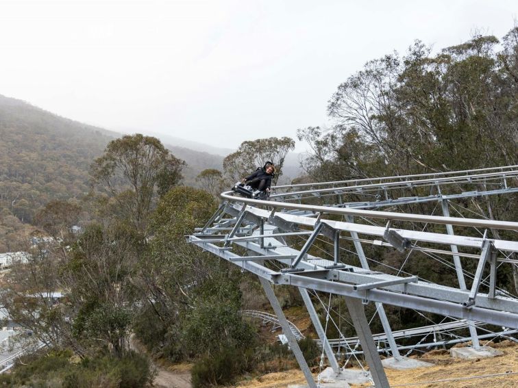 First rides on Thredbo Alpine Coaster