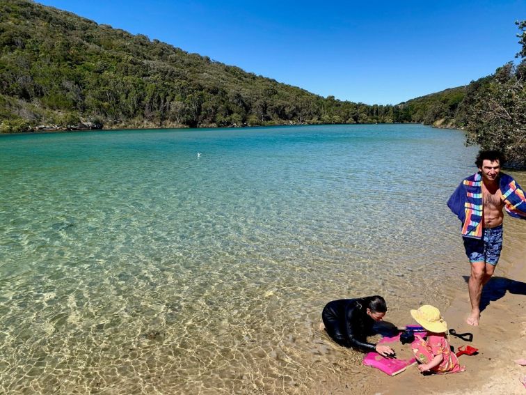 Korogoro Creek with pelicans_Hat Head_Macleay Valley Coast