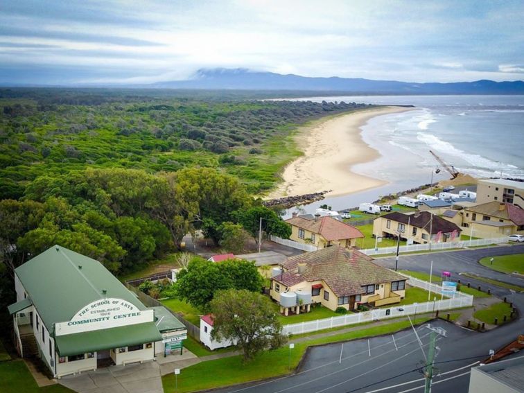 Aerial view of the Maritime Precinct Hub which includes the SWR Community Art Gallery